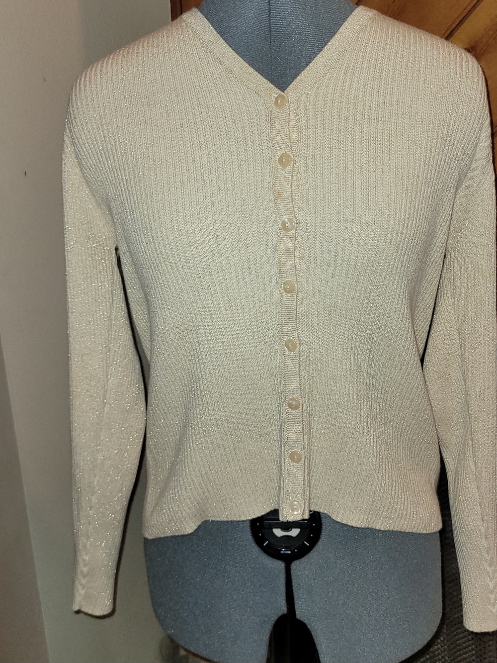 Vintage CB Collections Gold Cardigan